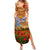 Cook Islands ANZAC Day Personalised Summer Maxi Dress with Poppy Field LT9 Women Art - Polynesian Pride