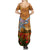 Cook Islands ANZAC Day Personalised Summer Maxi Dress with Poppy Field LT9 - Polynesian Pride