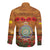 Niue ANZAC Day Personalised Long Sleeve Button Shirt with Poppy Field LT9 - Polynesian Pride