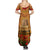 Tokelau ANZAC Day Personalised Summer Maxi Dress with Poppy Field LT9 - Polynesian Pride