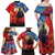 Tonga ANZAC Day Personalised Family Matching Off Shoulder Maxi Dress and Hawaiian Shirt Soldier Te Tau Manatui Kinautolu with Poppy Field LT9 - Polynesian Pride