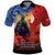 Tonga ANZAC Day Personalised Polo Shirt Soldier Te Tau Manatui Kinautolu with Poppy Field LT9 Art - Polynesian Pride