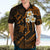 Hawaii Hawaiian Shirt Niihau Islands Polynesian Sunset Plumeria Gold Vibe LT9 - Polynesian Pride