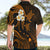 Hawaii Hawaiian Shirt Niihau Islands Polynesian Sunset Plumeria Gold Vibe LT9 - Polynesian Pride