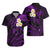 Polynesian Hawaii Hawaiian Shirt Niihau Islands with Pacific Plumeria Purple Vibe LT9 - Polynesian Pride