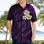 Polynesian Hawaii Hawaiian Shirt Niihau Islands with Pacific Plumeria Purple Vibe LT9 - Polynesian Pride