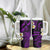 Hawaii Ni'ihau Islands Pacific Plumeria Tumbler With Handle Purple Polynesian Tattoo