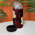 Hawaii Ni'ihau Islands Pacific Plumeria 4 in 1 Can Cooler Tumbler Red Polynesian Tattoo