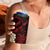 Hawaii Ni'ihau Islands Pacific Plumeria 4 in 1 Can Cooler Tumbler Red Polynesian Tattoo