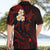 Polynesian Hawaii Hawaiian Shirt Niihau Islands with Pacific Plumeria Red Vibe LT9 - Polynesian Pride