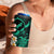 Hawaii Ni'ihau Islands Pacific Plumeria 4 in 1 Can Cooler Tumbler Turquoise Polynesian Tattoo