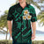 Polynesian Hawaii Hawaiian Shirt Niihau Islands with Pacific Plumeria Turquoise Vibe LT9 - Polynesian Pride