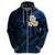 Hawaii Hoodie Molokai Islands Polynesian Sunset Plumeria Blue Vibe LT9 - Polynesian Pride