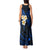 Hawaii Tank Maxi Dress Molokai Islands Polynesian Sunset Plumeria Blue Vibe LT9 - Polynesian Pride