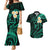 Polynesian Hawaii Couples Mermaid Dress And Hawaiian Shirt Molokai Islands with Pacific Plumeria Turquoise Vibe LT9 Turquoise - Polynesian Pride