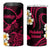 Hawaii Molokaʻi Islands Pacific Plumeria 4 in 1 Can Cooler Tumbler Pink Polynesian Tattoo