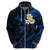 Hawaii Hoodie Lanai Islands Polynesian Sunset Plumeria Blue Vibe LT9 - Polynesian Pride