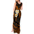 Hawaii Tank Maxi Dress Lanai Islands Polynesian Sunset Plumeria Gold Vibe LT9 - Polynesian Pride