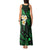 Hawaii Tank Maxi Dress Lanai Islands Polynesian Sunset Plumeria Green Vibe LT9 - Polynesian Pride