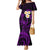 Polynesian Hawaii Mermaid Dress Lanai Islands with Pacific Plumeria Purple Vibe LT9 Women Purple - Polynesian Pride