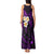 Polynesian Hawaii Tank Maxi Dress Lanai Islands with Pacific Plumeria Purple Vibe LT9 - Polynesian Pride