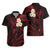 Polynesian Hawaii Hawaiian Shirt Lanai Islands with Pacific Plumeria Red Vibe LT9 - Polynesian Pride