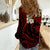 Polynesian Hawaii Women Casual Shirt Lanai Islands with Pacific Plumeria Red Vibe LT9 - Polynesian Pride