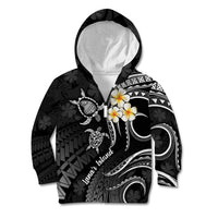 Polynesian Hawaii Kid Hoodie Lanai Islands with Pacific Plumeria White Vibe LT9 Zip Hoodie White - Polynesian Pride