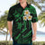 Hawaii Hawaiian Shirt Kauai Islands Polynesian Sunset Plumeria Green Vibe LT9 - Polynesian Pride