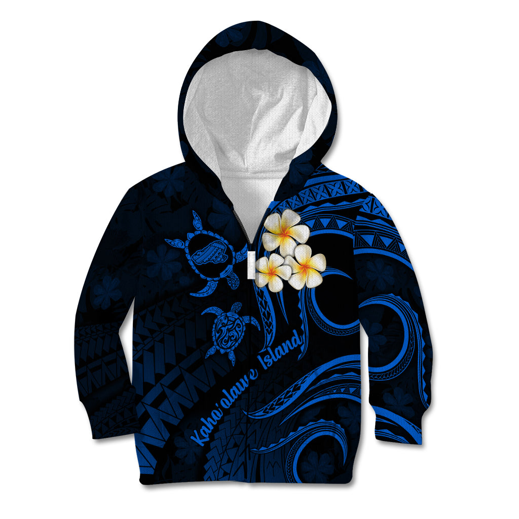 Hawaii Kid Hoodie Kahoolawe Islands Polynesian Sunset Plumeria LT9 - Polynesian Pride