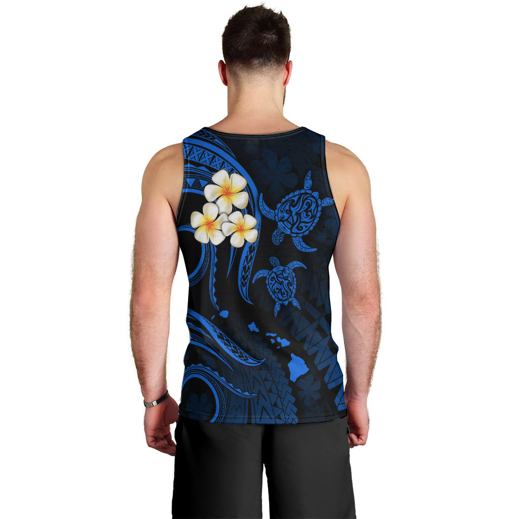 Hawaii Men Tank Top Kahoolawe Islands Polynesian Sunset Plumeria LT9 - Polynesian Pride