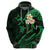 Hawaii Hoodie Kahoolawe Islands Polynesian Sunset Plumeria Green Vibe LT9 - Polynesian Pride