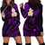 Polynesian Hawaii Hoodie Dress Kahoolawe Islands with Pacific Plumeria Purple Vibe LT9 - Polynesian Pride