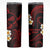Hawaii Kahoolawe Islands Pacific Plumeria Skinny Tumbler Red Polynesian Tattoo