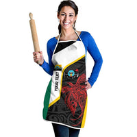 Personalised PNG Hela Province Apron Bird of Paradise Tattoo Flag Motif - Polynesian Pride