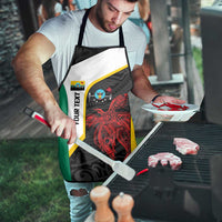 Personalised PNG Hela Province Apron Bird of Paradise Tattoo Flag Motif - Polynesian Pride