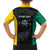Personalised PNG Hela Province Family Matching Short Sleeve Bodycon Dress and Hawaiian Shirt Bird of Paradise Tattoo Flag Motif - Polynesian Pride