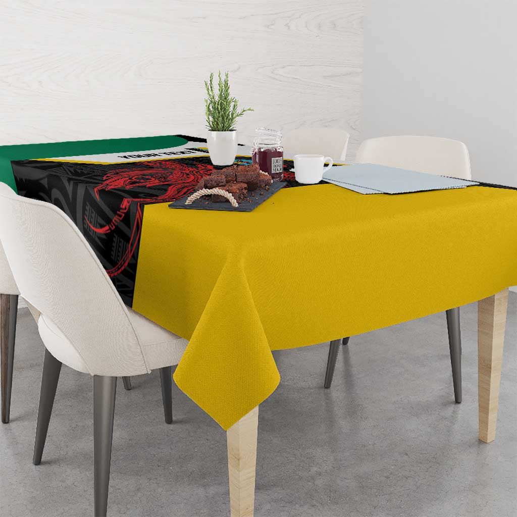 Personalised PNG Hela Province Tablecloth Bird of Paradise Tattoo Flag Motif - Polynesian Pride