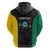 Personalised PNG Hela Province Zip Hoodie Bird of Paradise Tattoo Flag Motif - Polynesian Pride