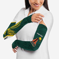 Personalised PNG Jiwaka Province Arm Sleeves Bird of Paradise Tattoo Flag Motif - Polynesian Pride