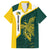 Personalised PNG Jiwaka Province Family Matching Tank Maxi Dress and Hawaiian Shirt Bird of Paradise Tattoo Flag Motif - Polynesian Pride