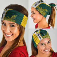 Personalised PNG Jiwaka Province Neck Gaiter Bird of Paradise Tattoo Flag Motif - Polynesian Pride