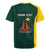 Personalised PNG Jiwaka Province Rugby Jersey Bird of Paradise Tattoo Flag Motif - Polynesian Pride