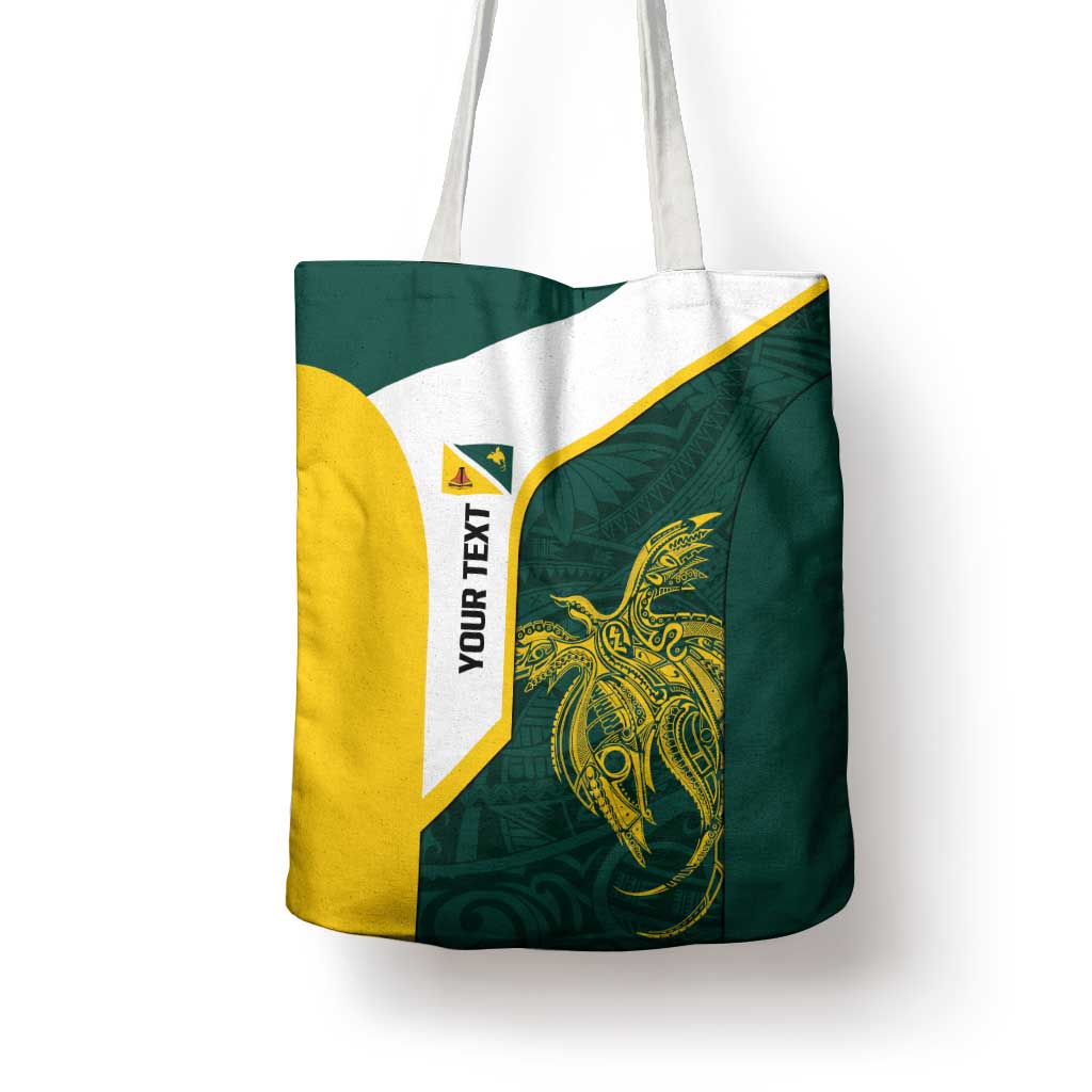 Personalised PNG Jiwaka Province Tote Bag Bird of Paradise Tattoo Flag Motif - Polynesian Pride