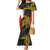 Personalised PNG Sandaun Province Family Matching Mermaid Dress and Hawaiian Shirt Bird of Paradise Tattoo Flag Motif - Polynesian Pride