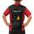 Personalised PNG Sandaun Province Family Matching Short Sleeve Bodycon Dress and Hawaiian Shirt Bird of Paradise Tattoo Flag Motif - Polynesian Pride