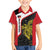 Personalised PNG Sandaun Province Family Matching Short Sleeve Bodycon Dress and Hawaiian Shirt Bird of Paradise Tattoo Flag Motif - Polynesian Pride