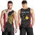 Personalised PNG Sandaun Province Men Tank Top Bird of Paradise Tattoo Flag Motif - Polynesian Pride