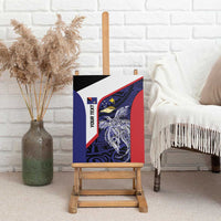 Personalised PNG West New Britain Province Canvas Wall Art Bird of Paradise Tattoo Flag Motif LT9 - Polynesian Pride