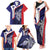 Personalised PNG West New Britain Province Family Matching Tank Maxi Dress and Hawaiian Shirt Bird of Paradise Tattoo Flag Motif - Polynesian Pride